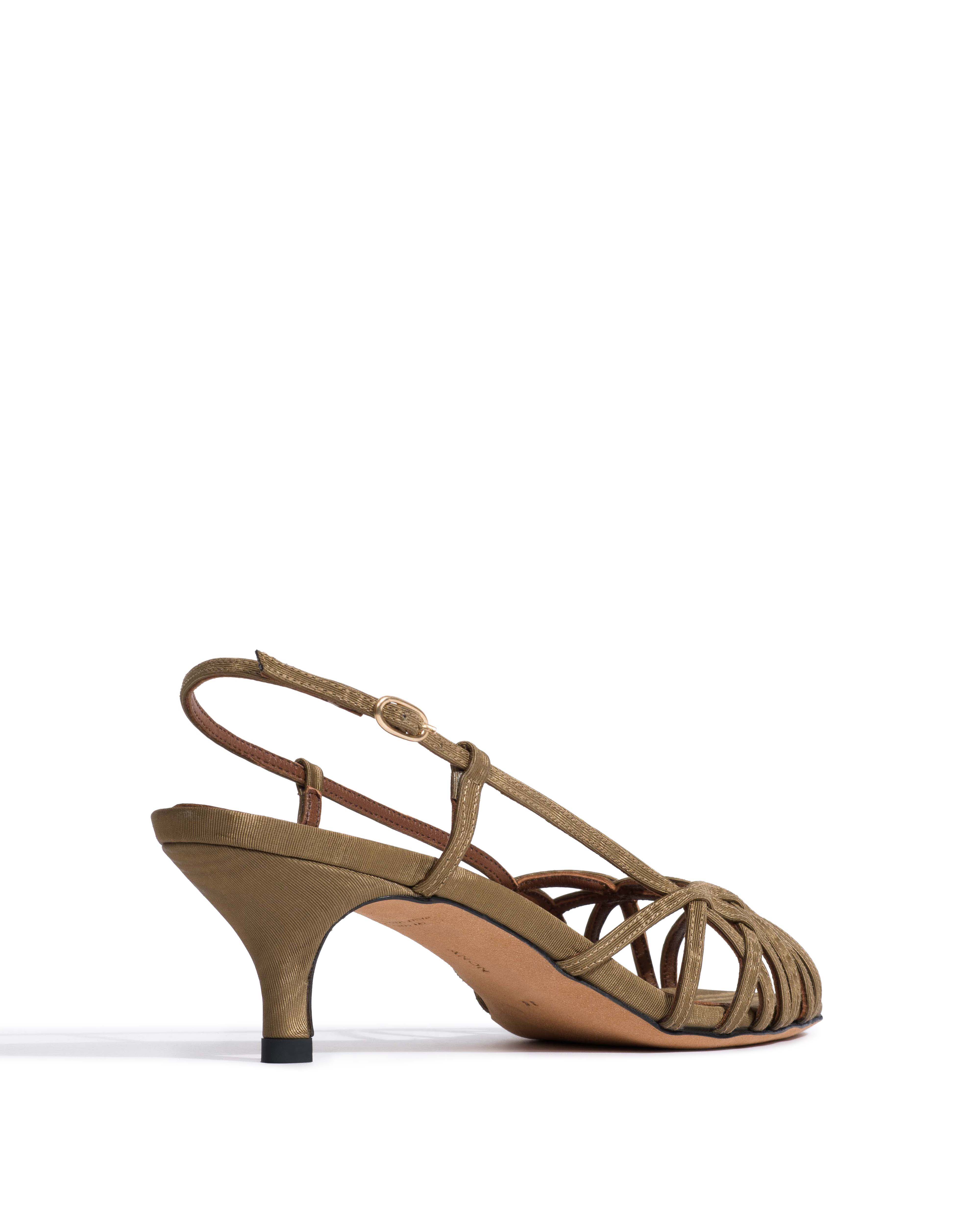 Scarlett 50 kitten Glossy moire Khaki - Image 3