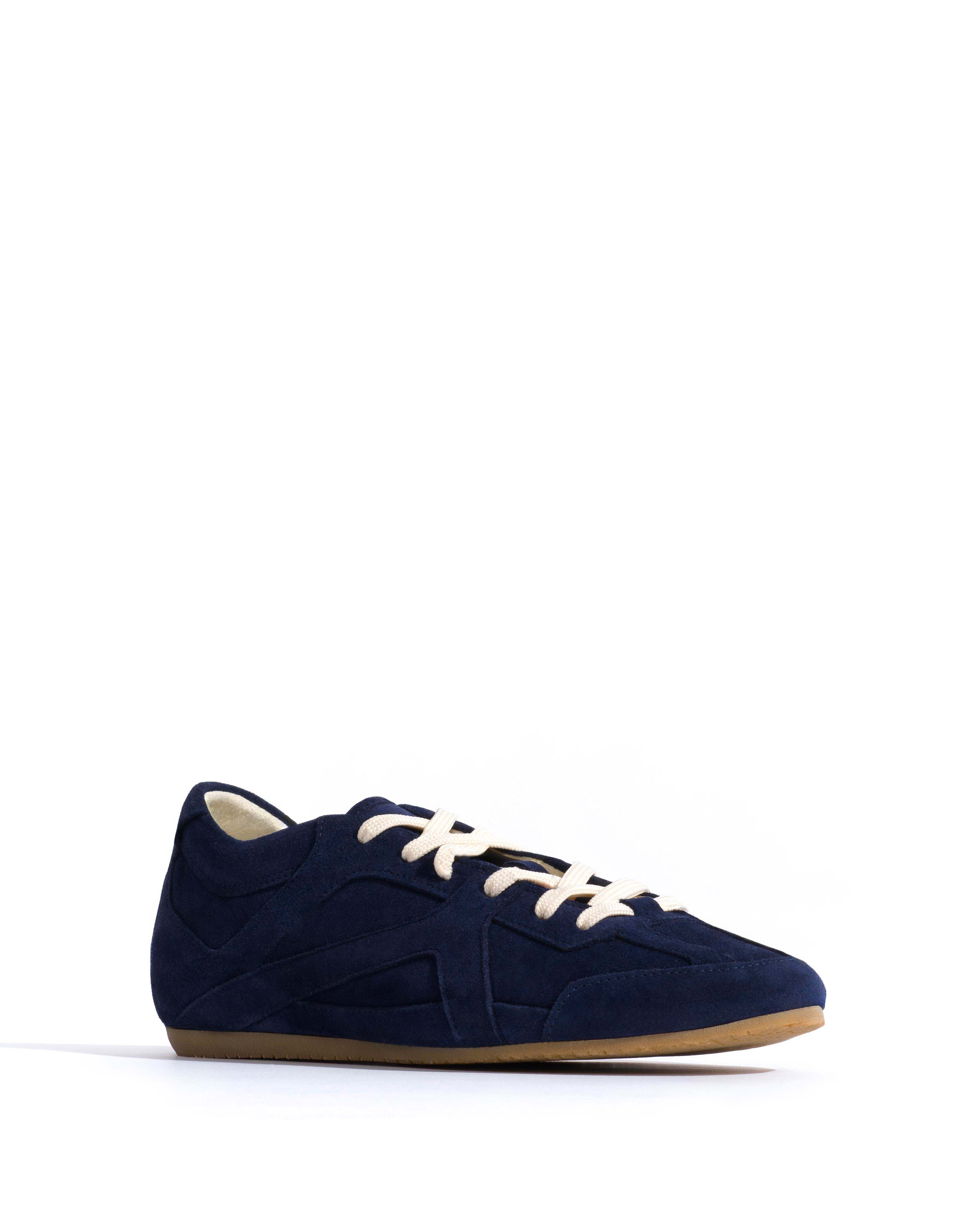 Sneakerina Calf suede Ink blue - Image 2