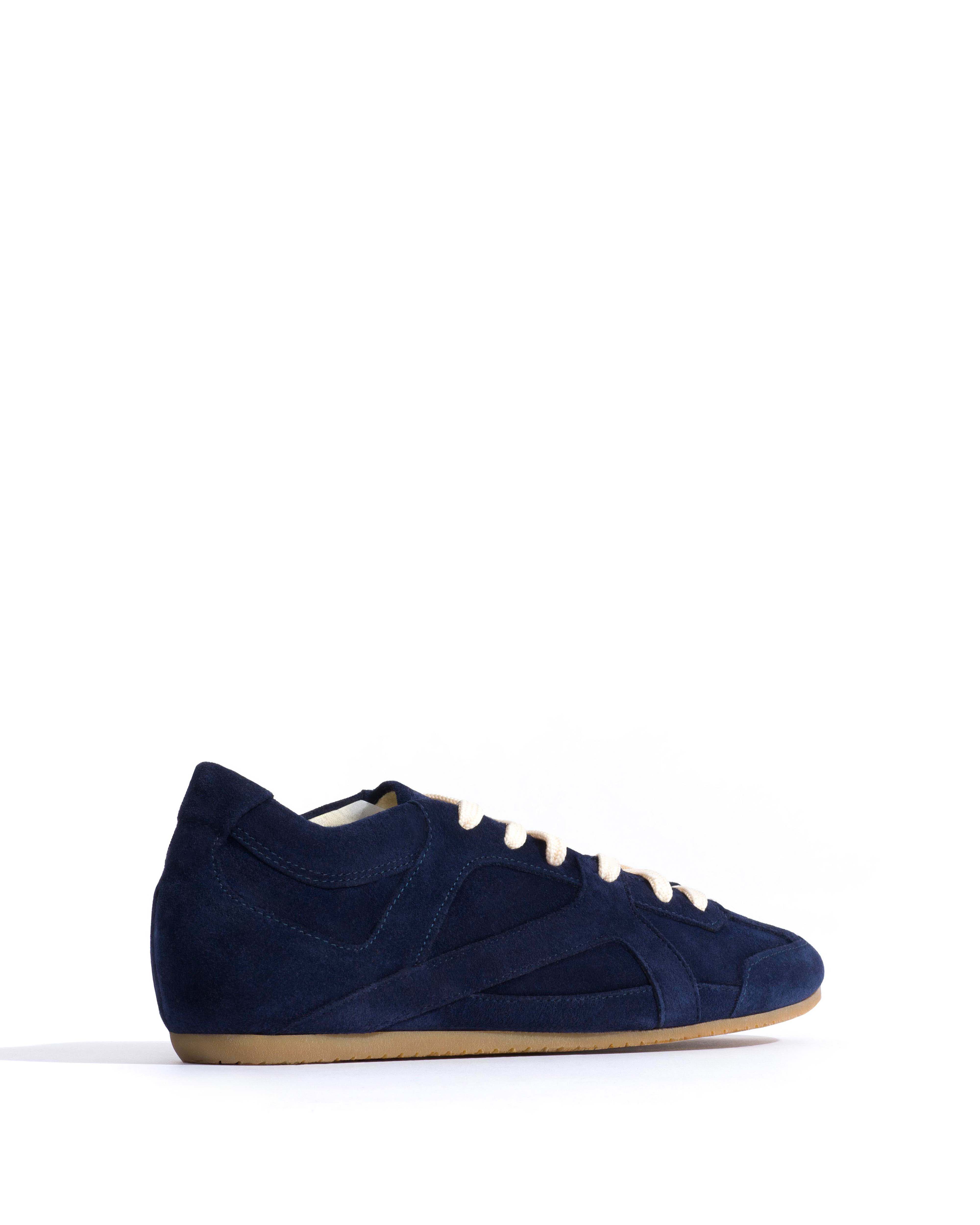 Sneakerina Calf suede Ink blue - Image 3