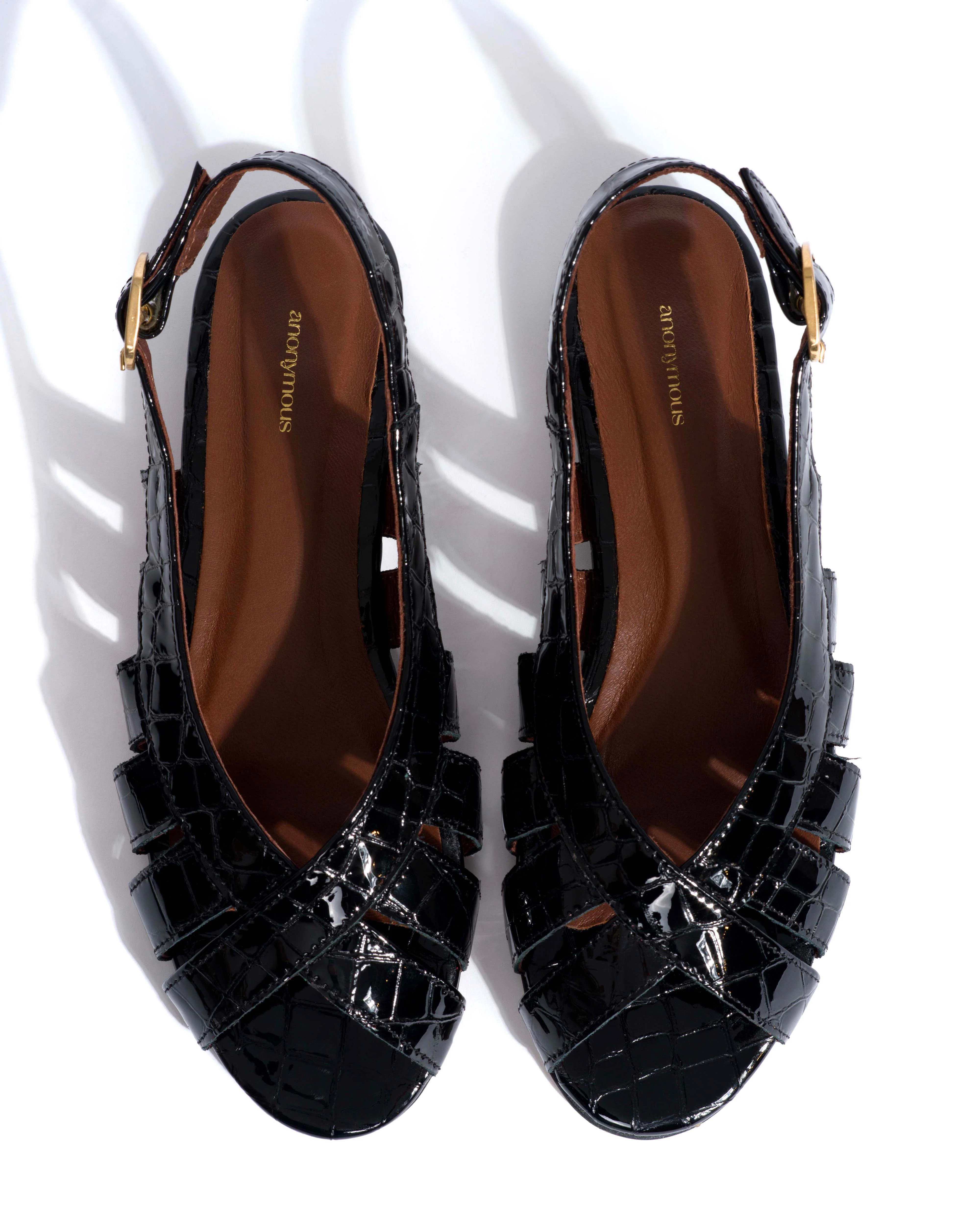 Sophie 20 Polished croco calf Black - Image 4