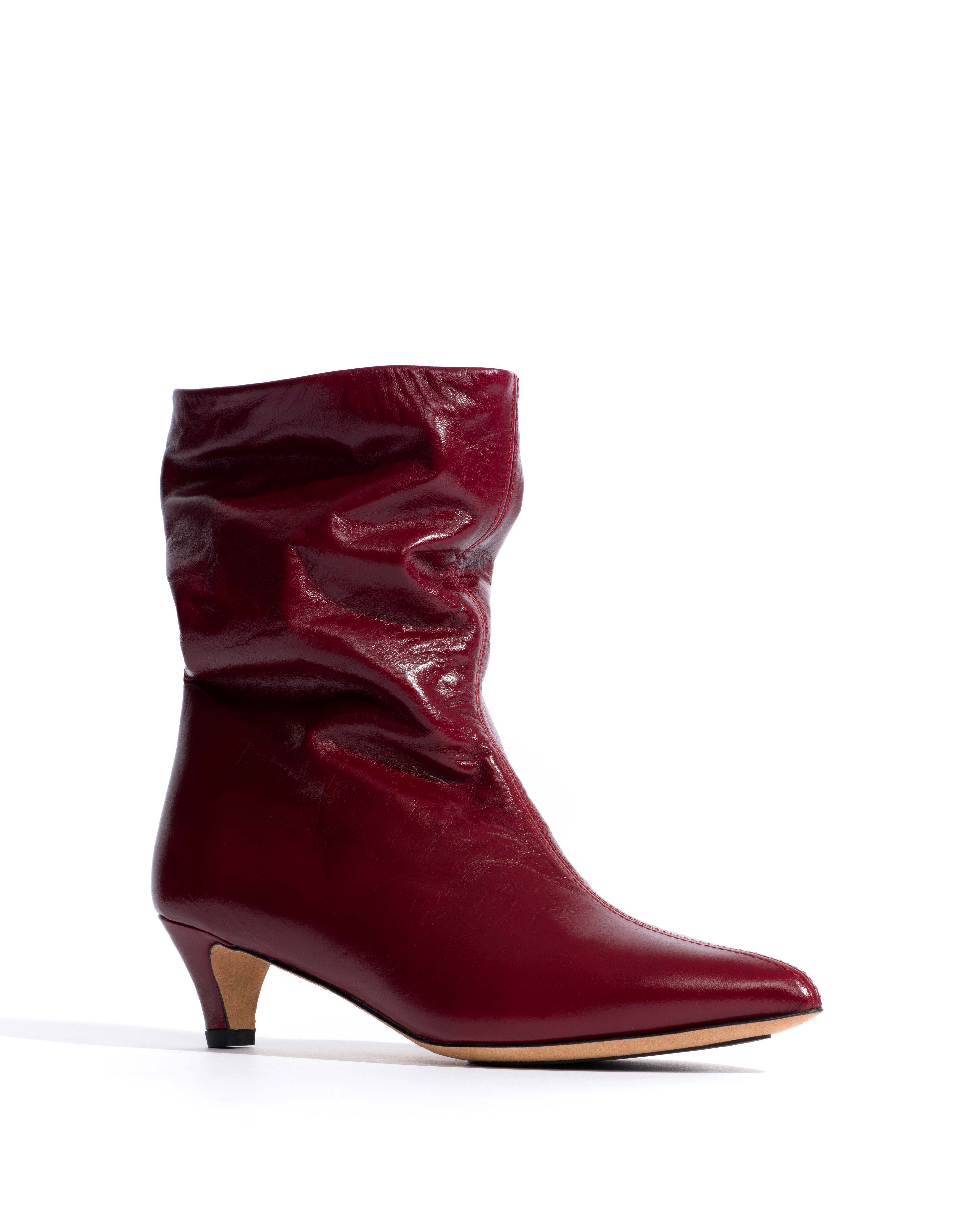 Sweeney 40 stiletto Crinkled soft calf Pomegranate - Image 2