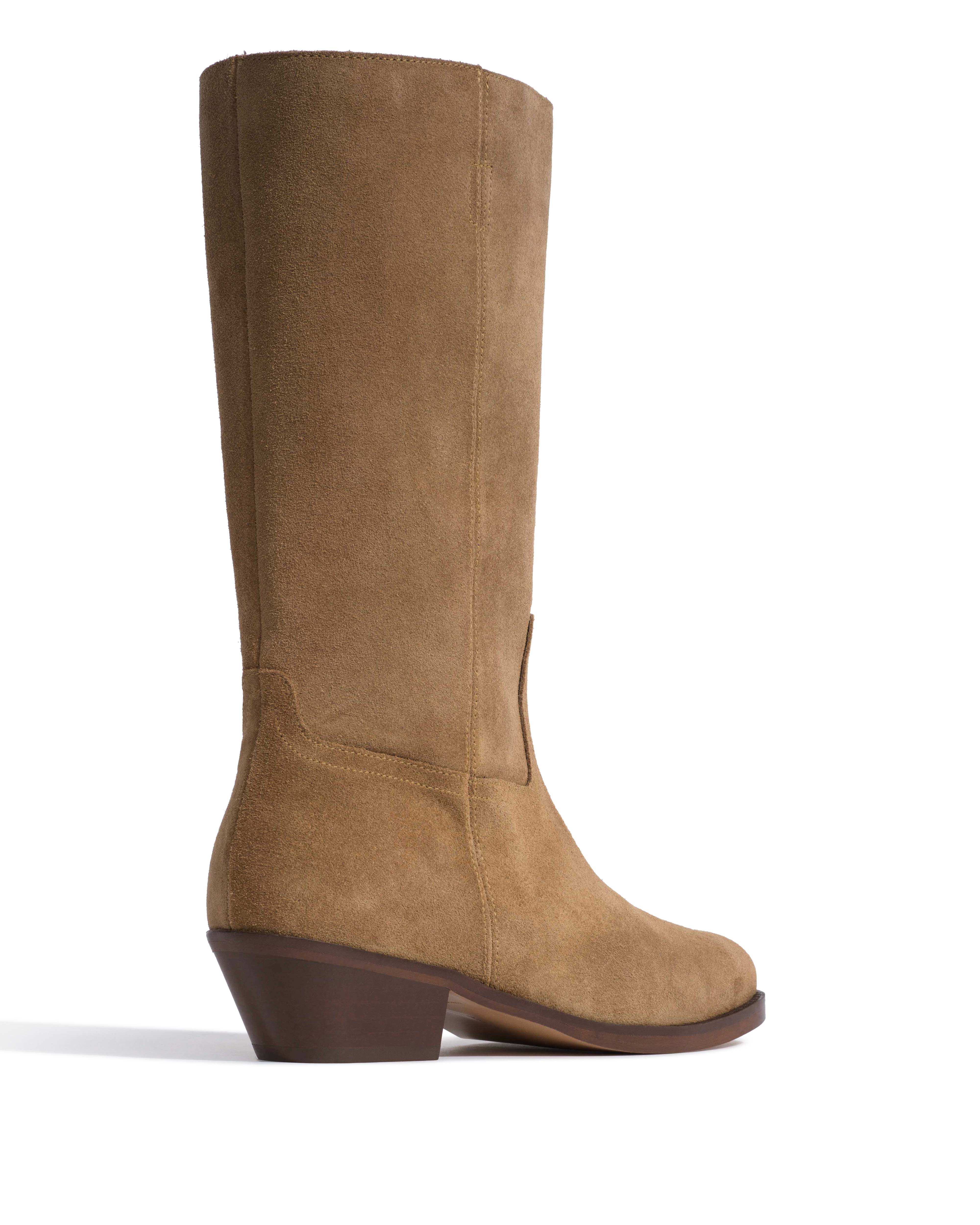 Tarisha Calf suede Dried olive - Image 3
