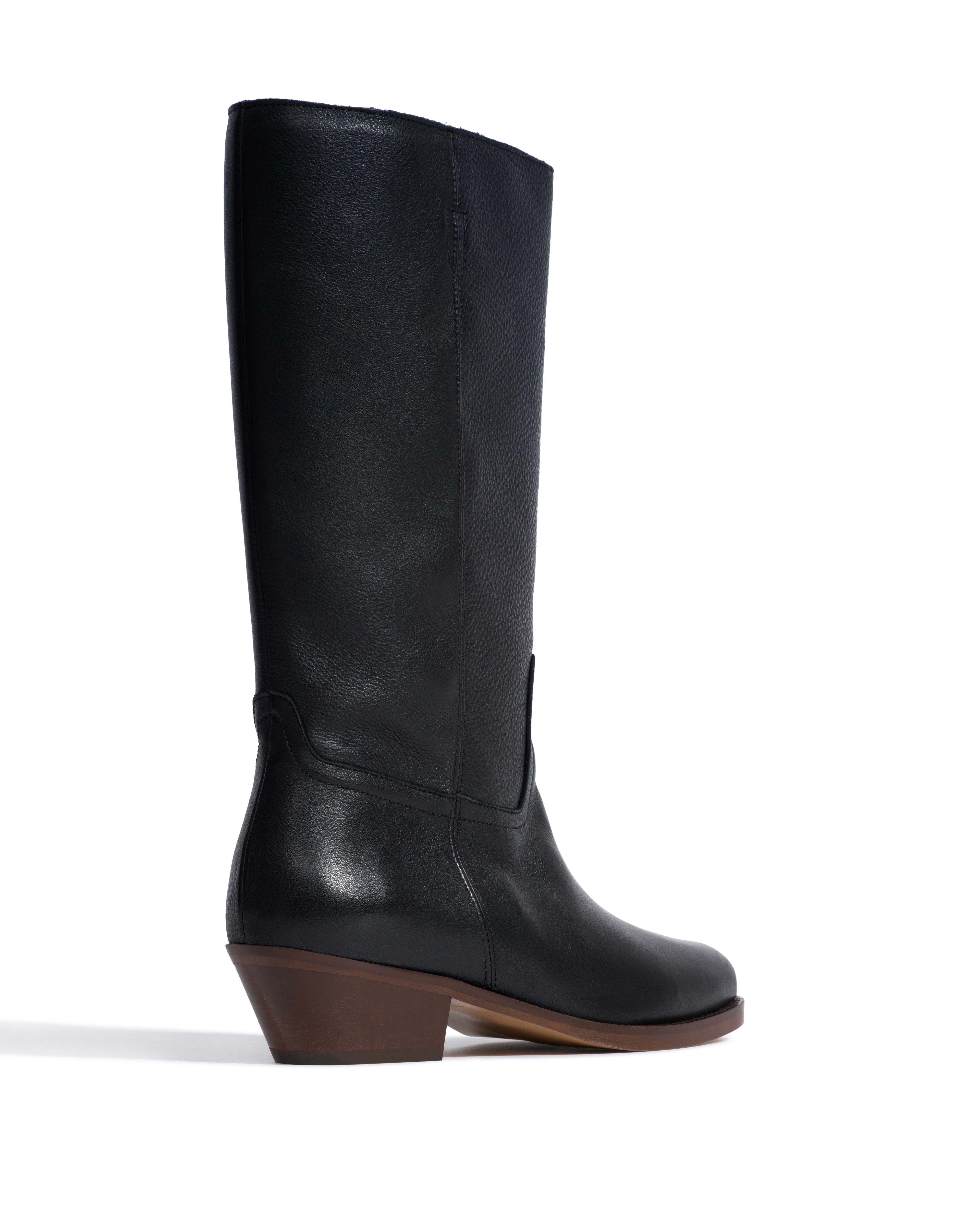 Tarisha Natural grain soft calf Black - Image 3