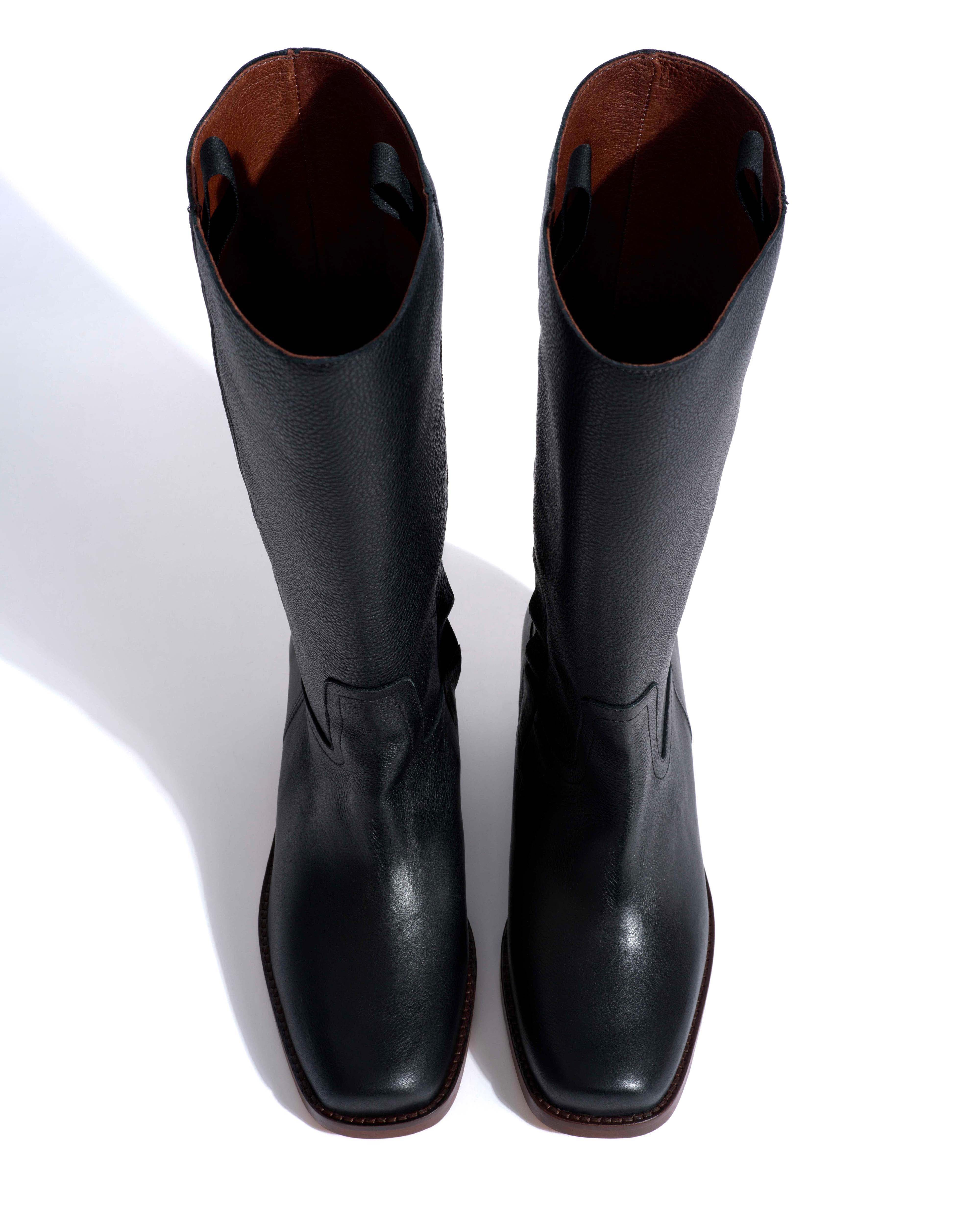 Tarisha Natural grain soft calf Black - Image 4