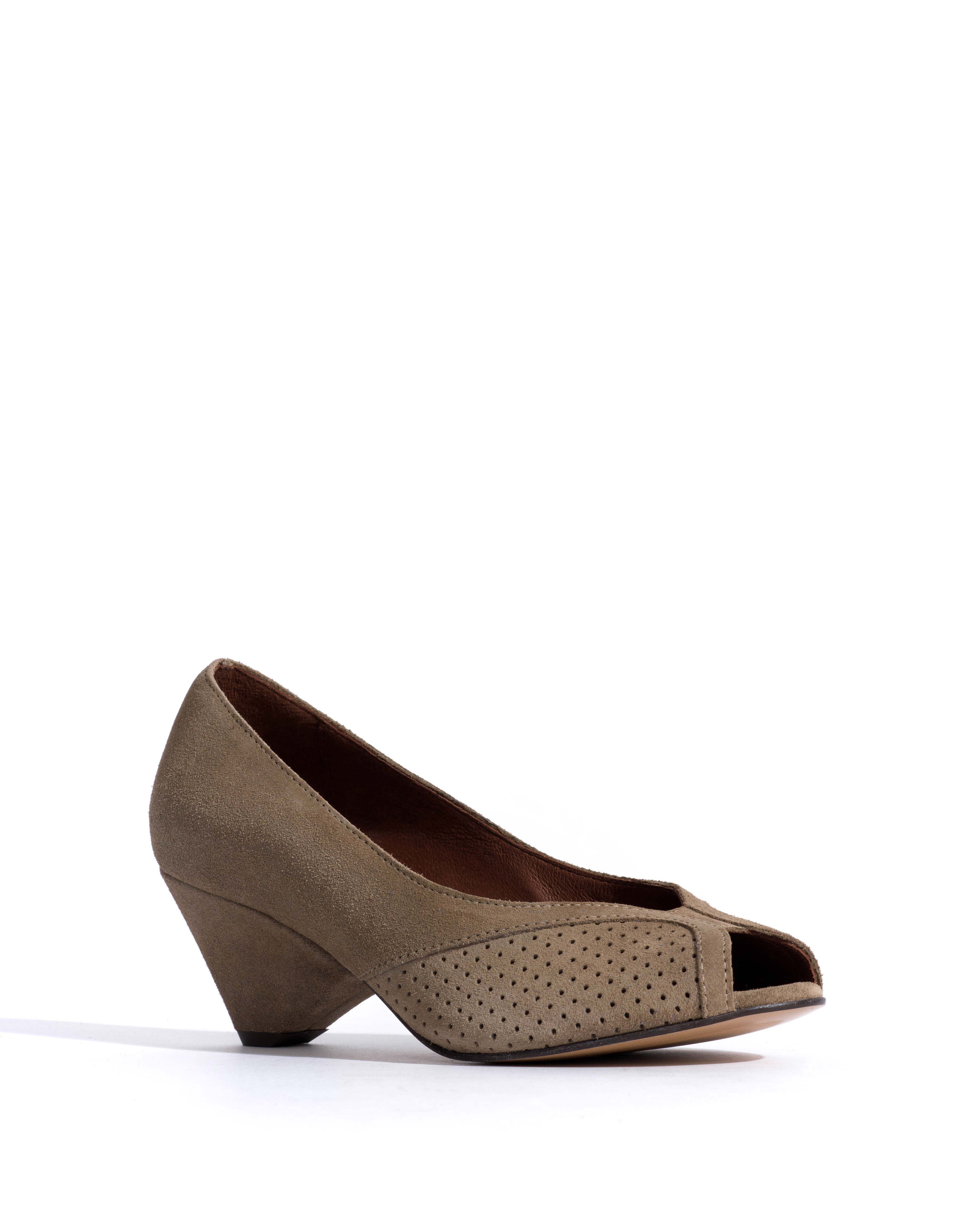 Tiffany triangle Calf suede Mushroom - Image 2