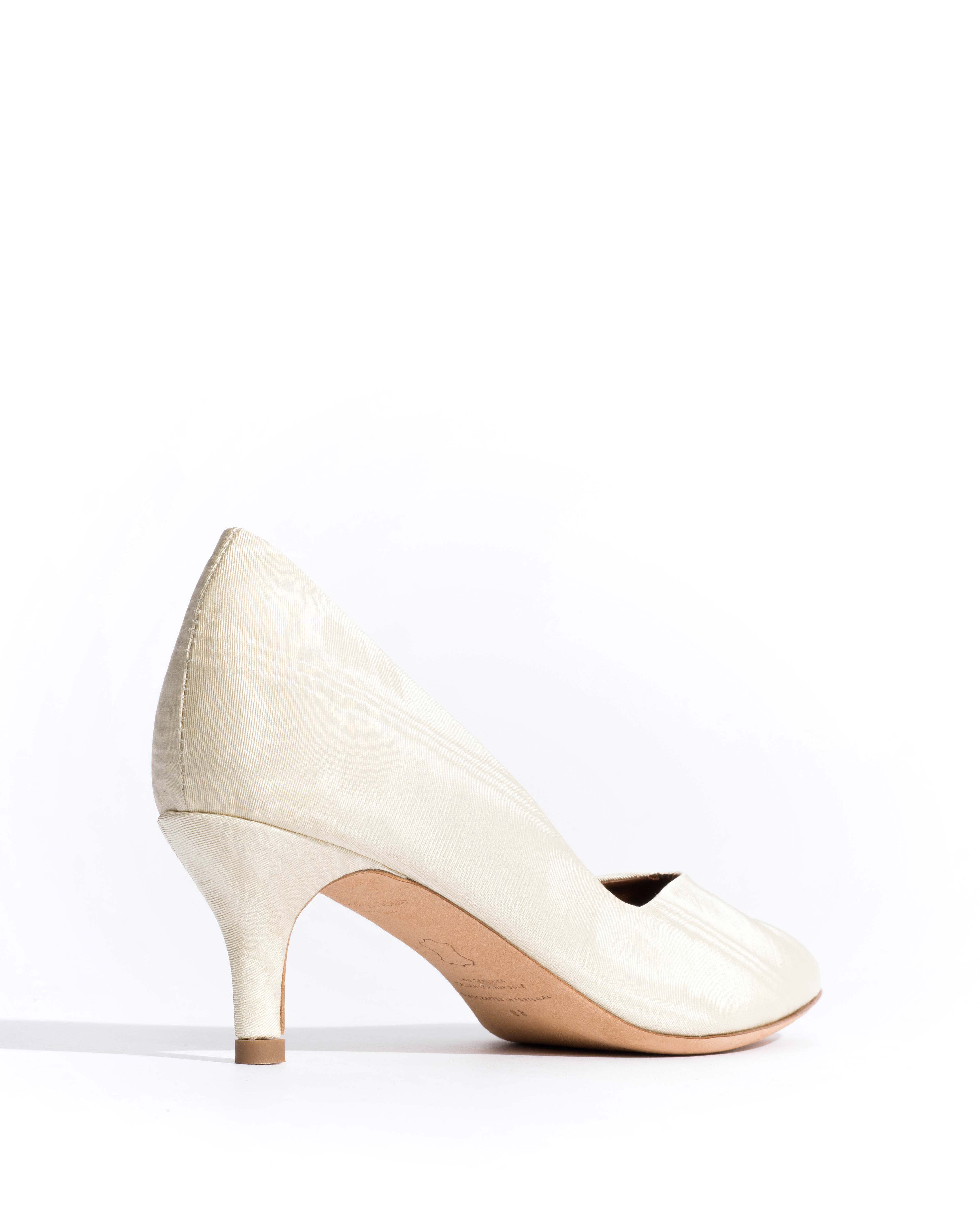 Trini 55 Glossy moire Ivory - Image 3