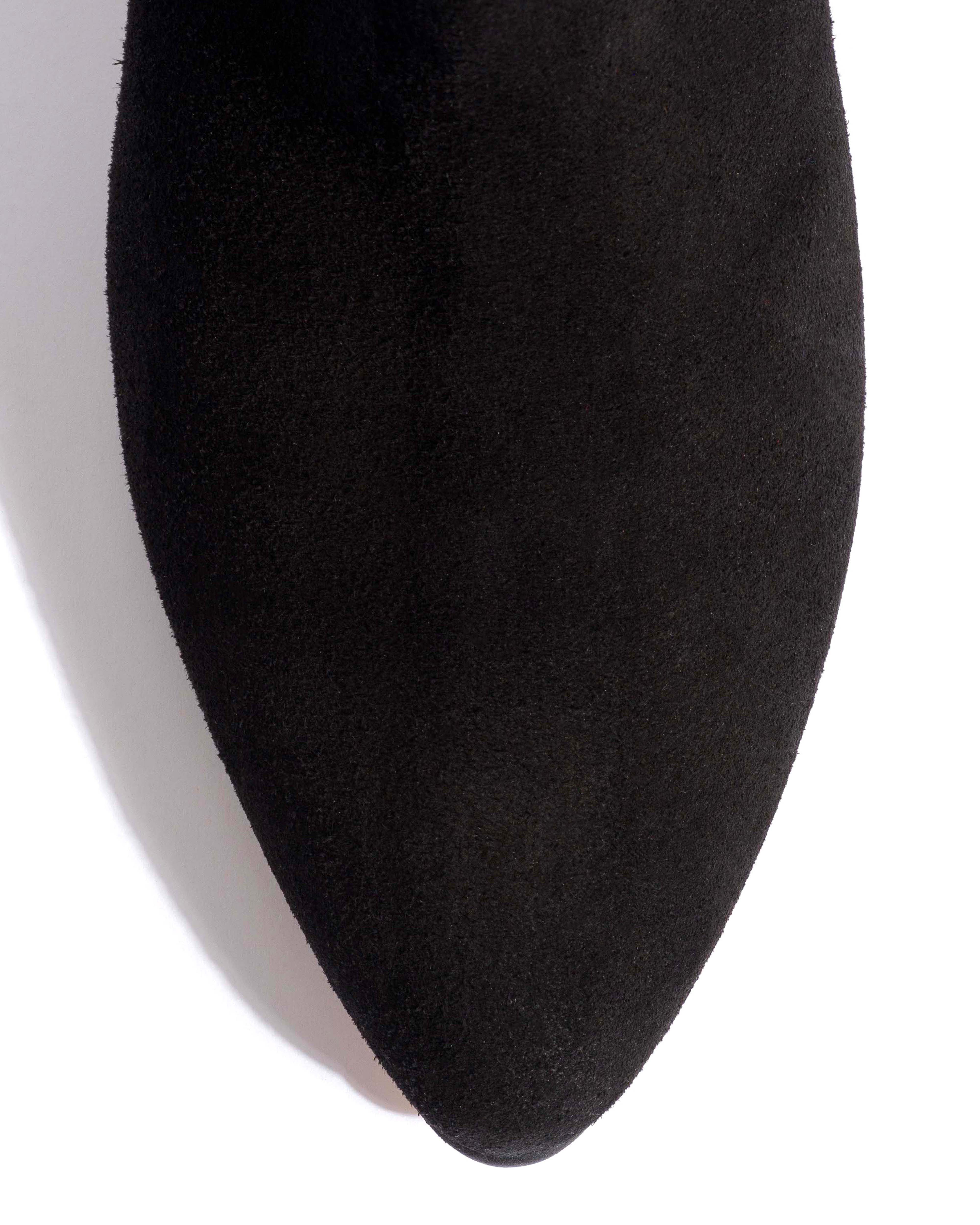 Valle 50 stiletto Calf suede Black - Image 5