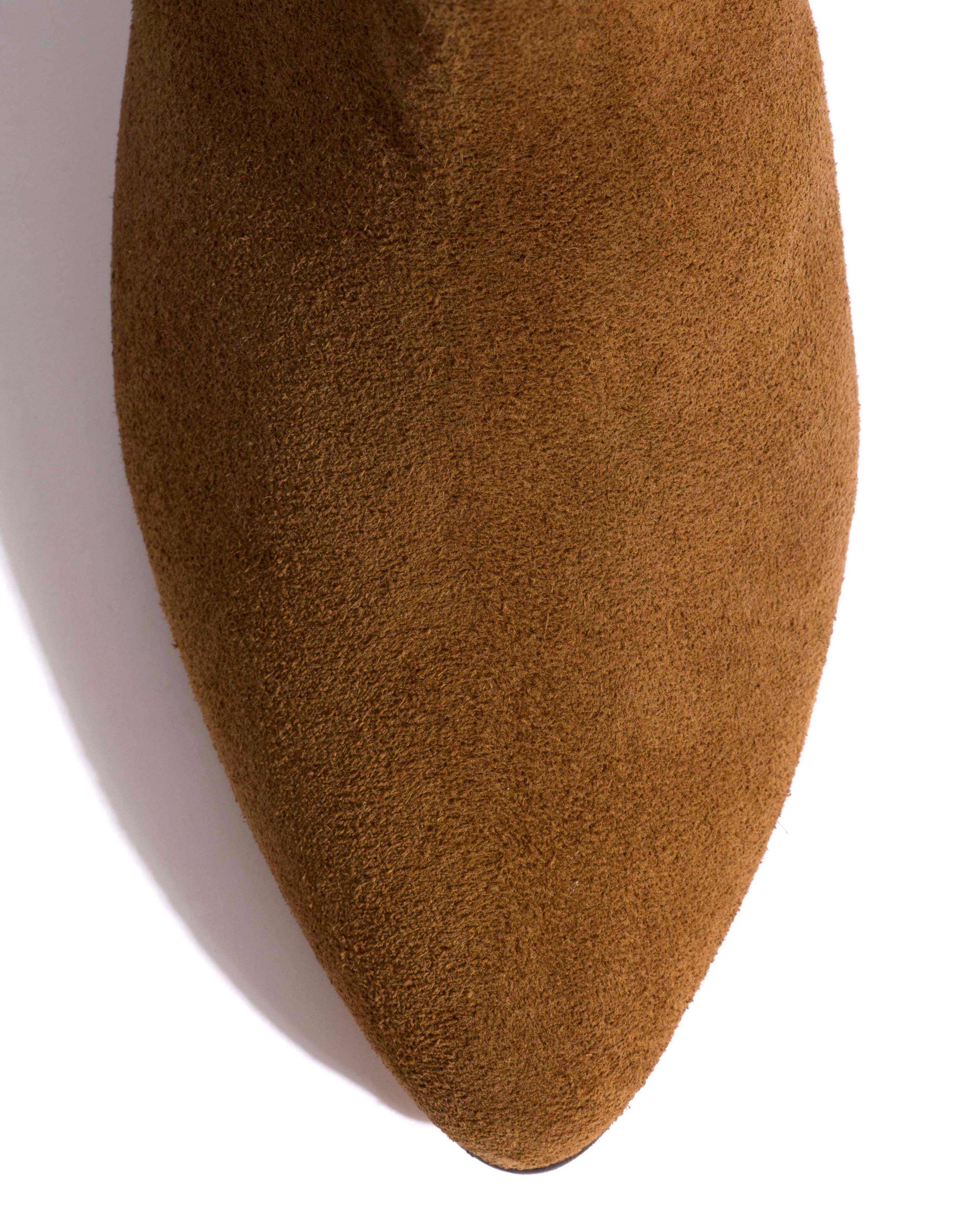 Valle 50 stiletto Calf suede Cinnamon - Image 5