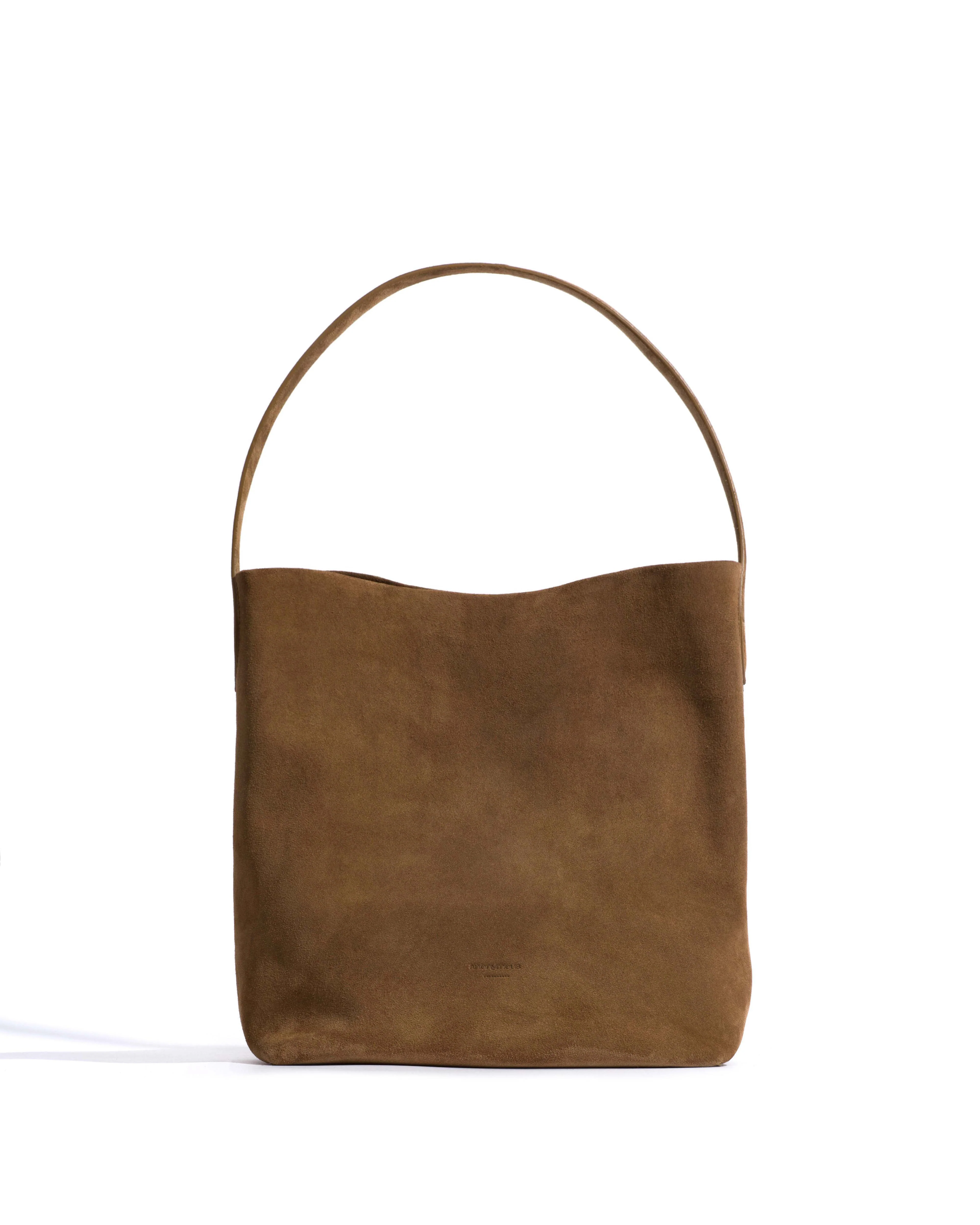 Versa everyday bag Calf suede Cinnamon