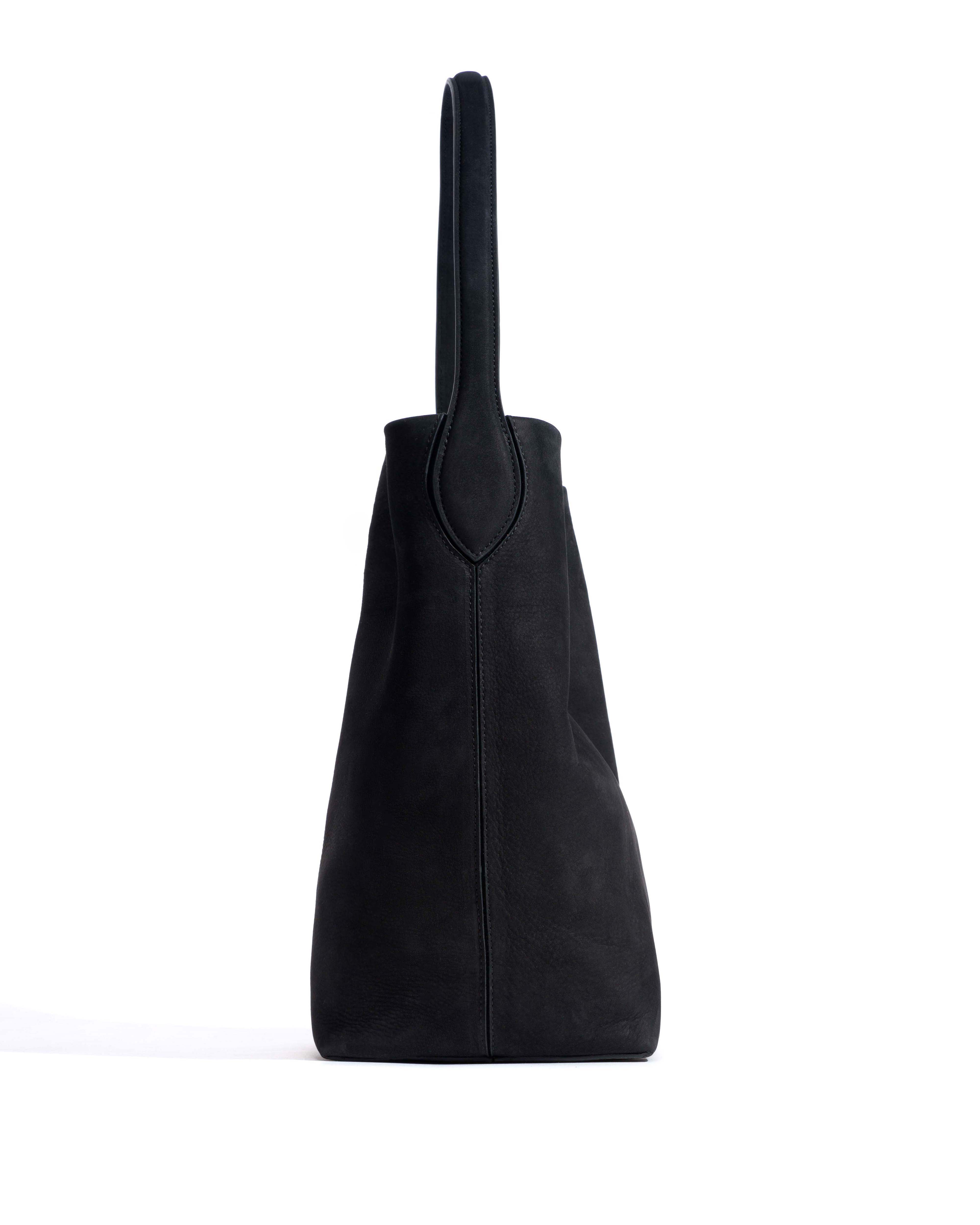 Versa everyday bag Soft nubuck calf Black - Image 3