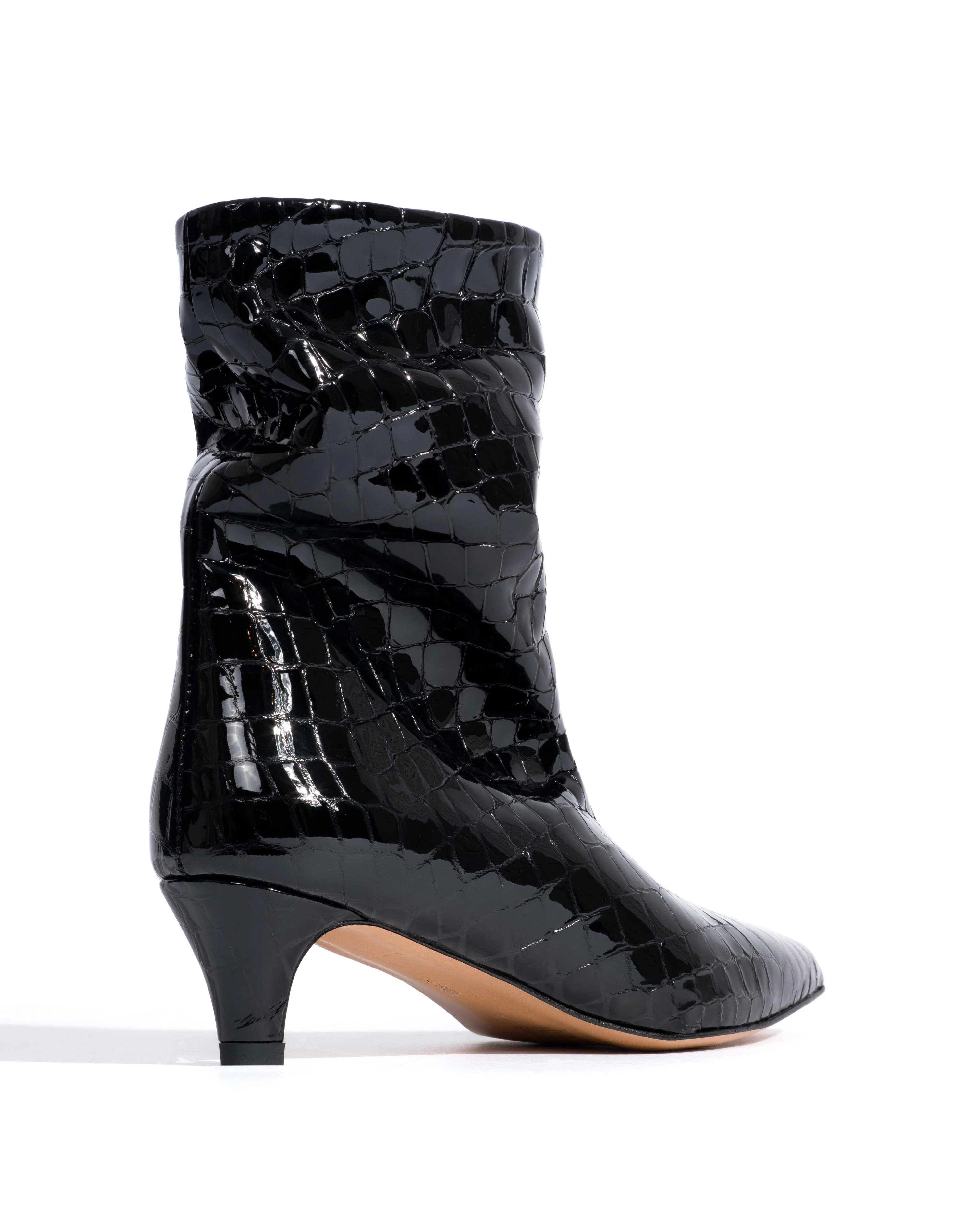 Vully 40 Polished croco calf Black - Image 3