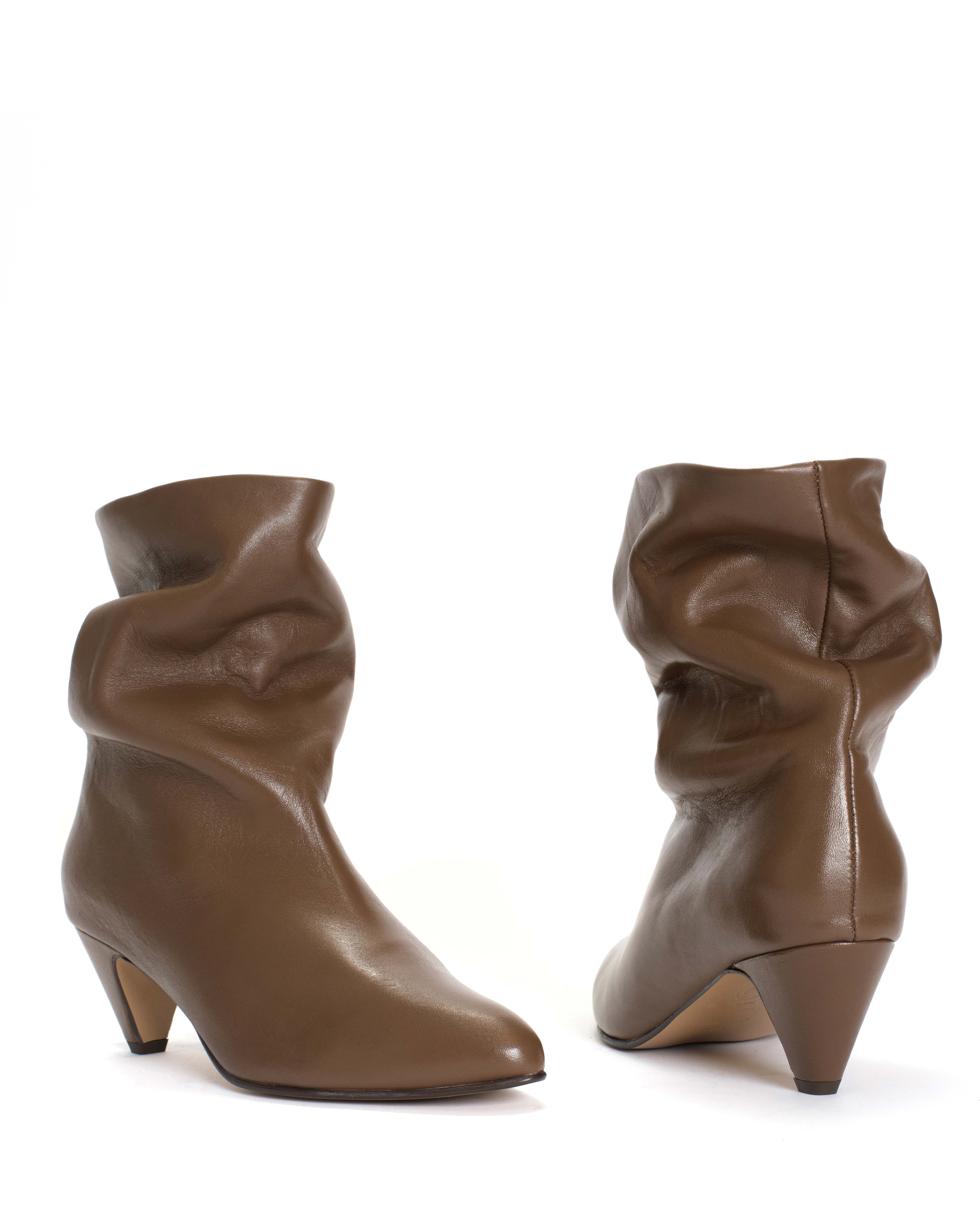 Vully 50 stiletto Soft calf Dark taupe - Image 5