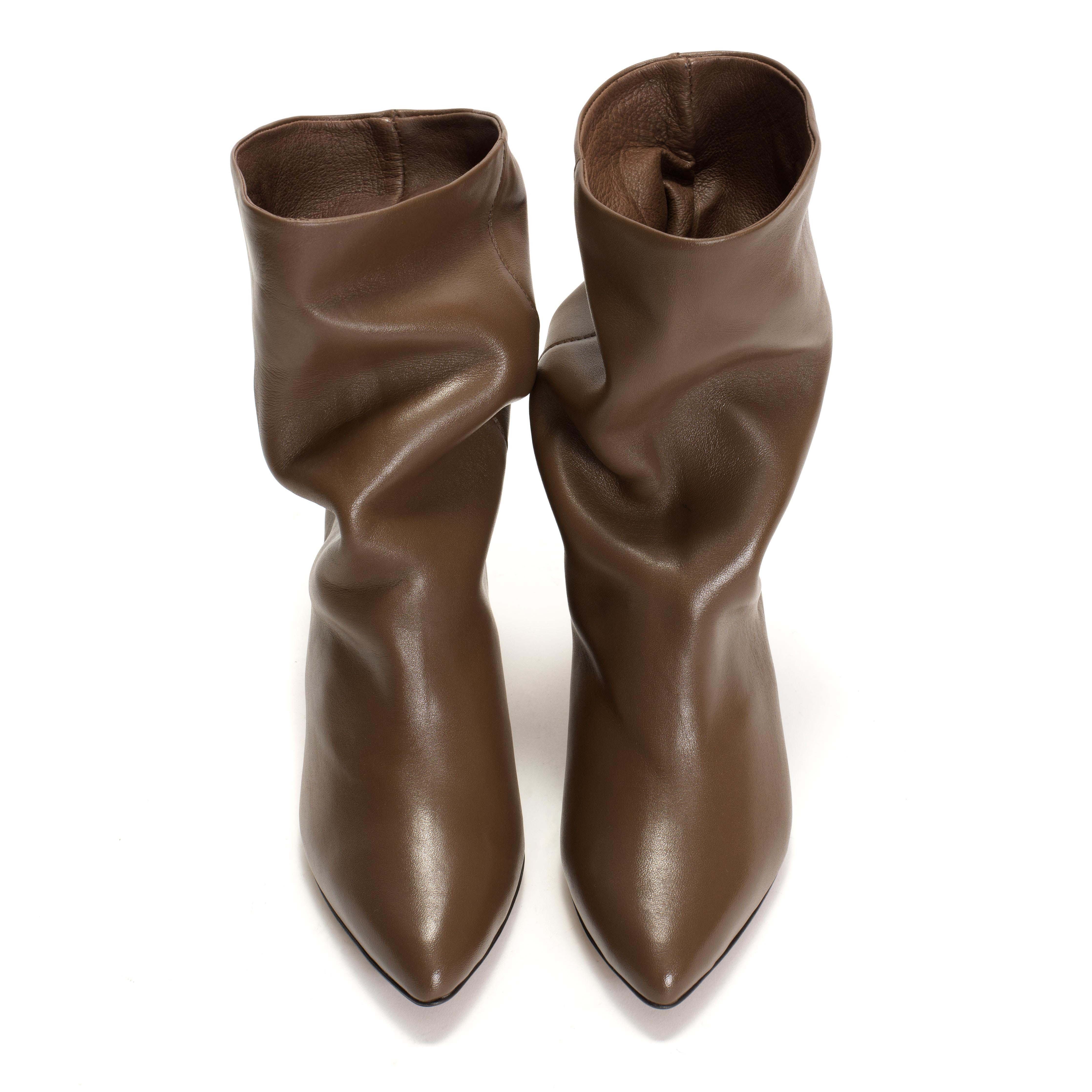 Vully 75 stiletto Soft calf Dark taupe - Image 3