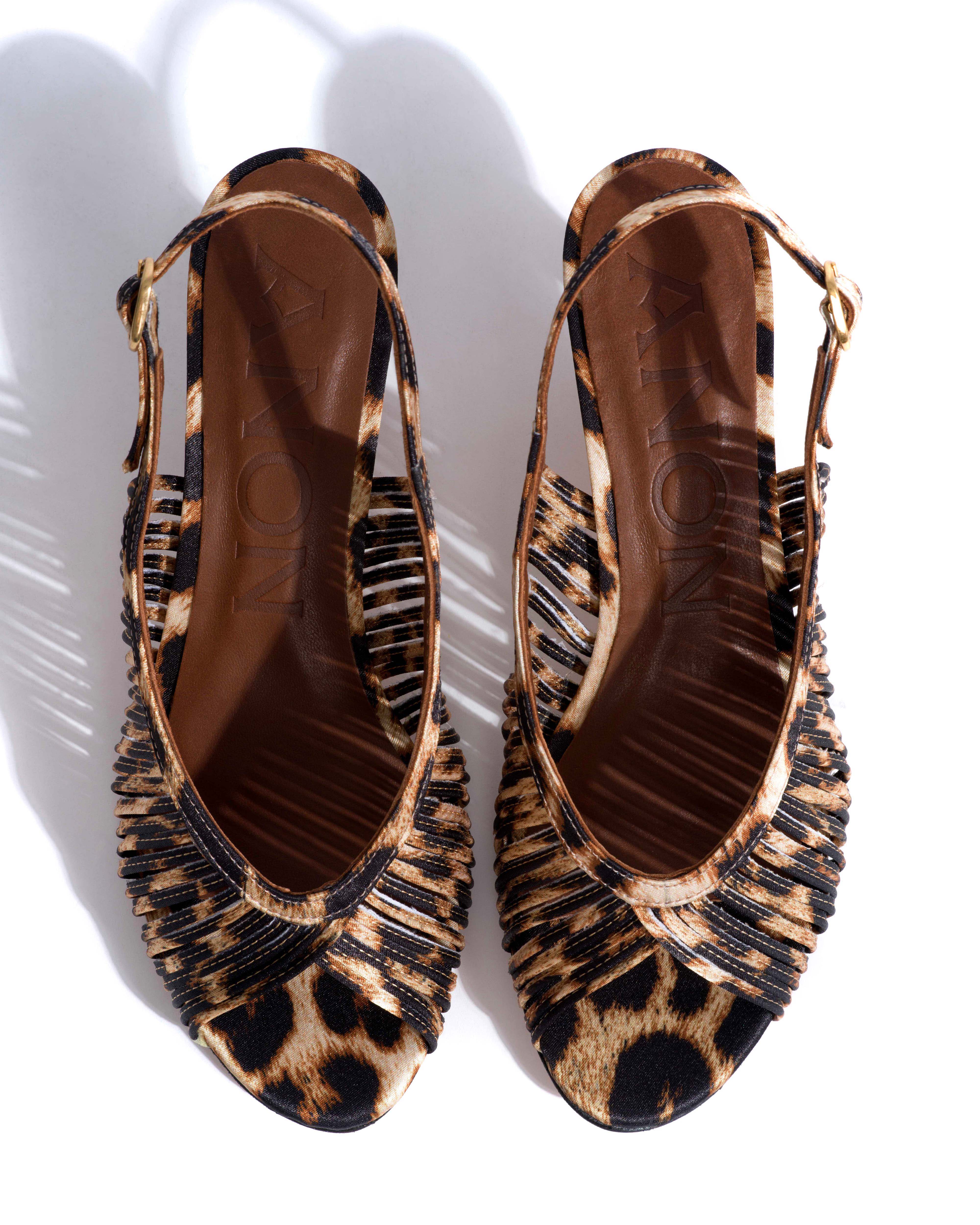 Zenia 55 Satin print Leopard - Image 4