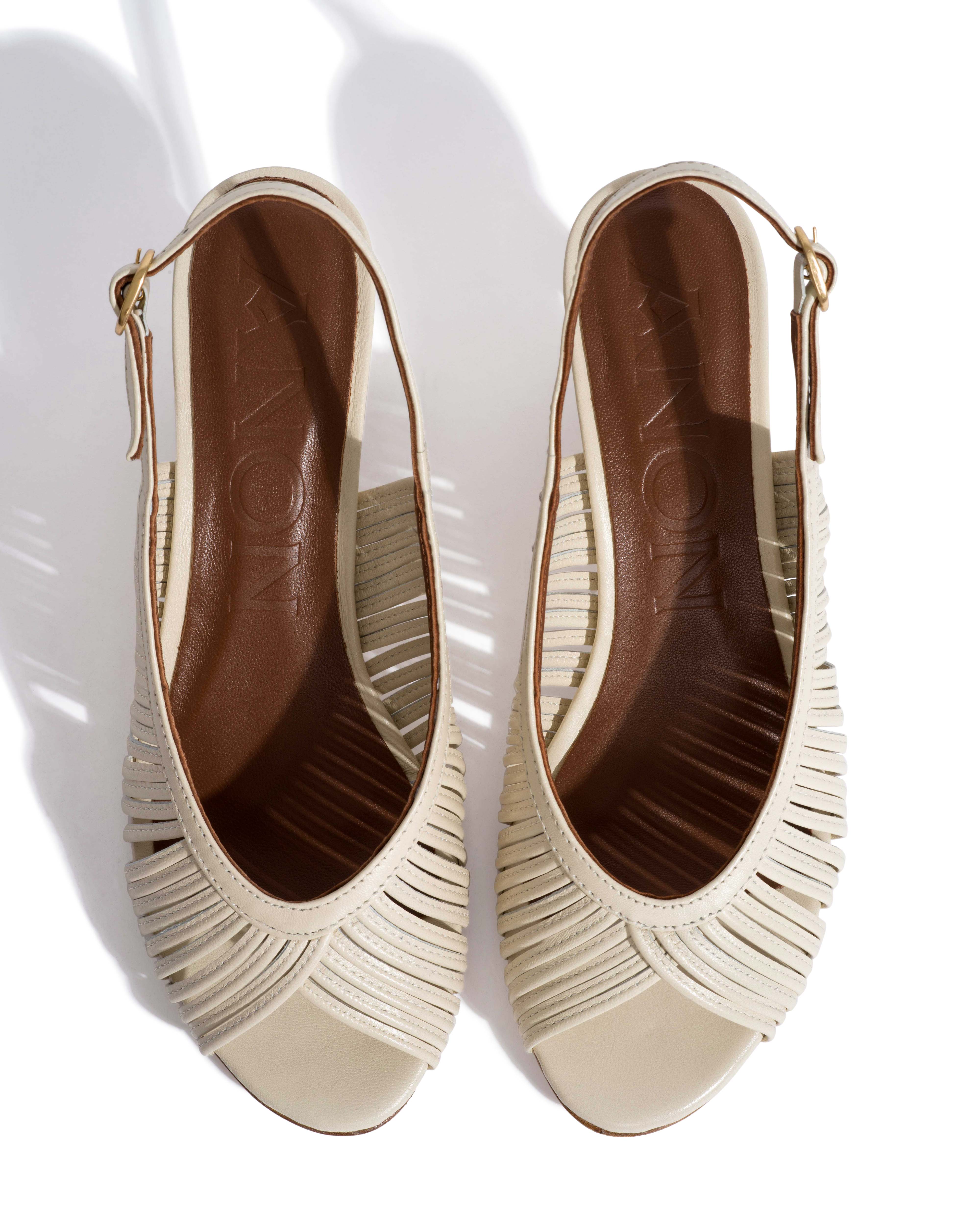 Zenia 55 Shiny lamb White sand - Image 4